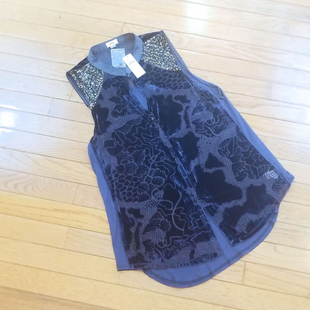 Sequined Velvet Ileana Top - Brand new and fab! - Picture 4 of 9